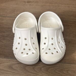 Kids White Crocs